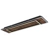 Lámparas Globo Lighting Woody Plafones LED Crudo, Negro, 1 luz