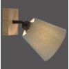 JUST LIGHT GERDA MICHEL Apliques, Spot de pared Crudo, Negro, 1 luz