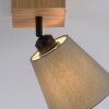 JUST LIGHT GERDA MICHEL Apliques, Spot de pared Crudo, Negro, 1 luz