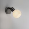 Lámparas Leuchten Direkt LOKI Plafones y apliques / Lámparas de techo y pared LED Negro, 1 luz