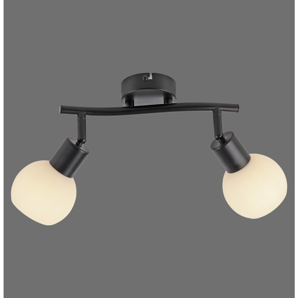 Lámparas Leuchten Direkt LOKI Plafones LED Negro, 2 luces main product photo
