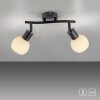 Lámparas Leuchten Direkt LOKI Plafones LED Negro, 2 luces