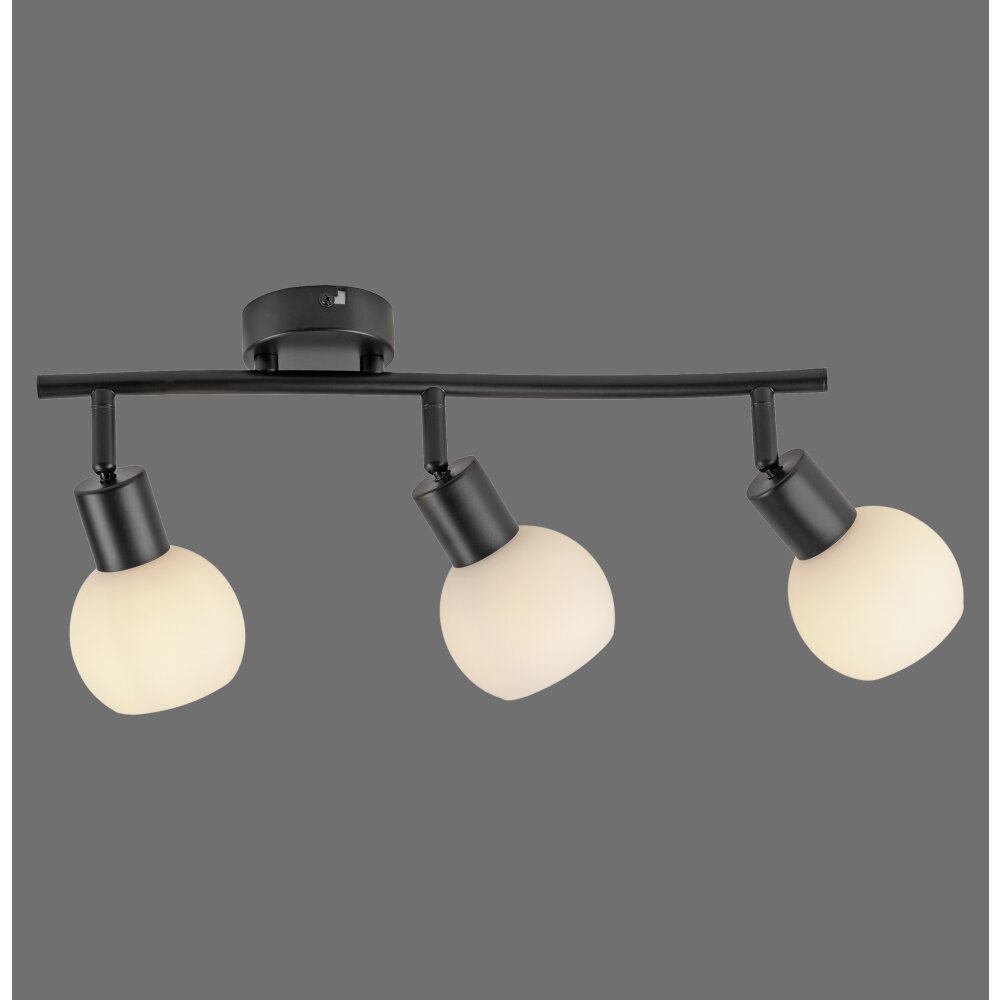 Lámparas Leuchten Direkt LOKI Plafones LED Negro, 3 luces main product photo