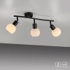 Lámparas Leuchten Direkt LOKI Plafones LED Negro, 3 luces