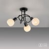 Lámparas Leuchten Direkt LOKI Plafones LED Negro, 3 luces