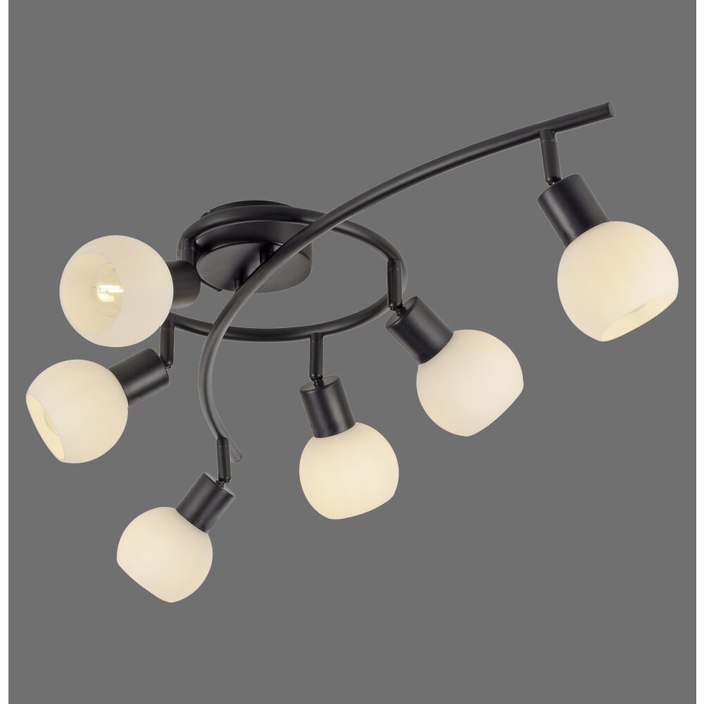Lámparas Leuchten Direkt LOKI Plafones LED Negro, 6 luces main product photo