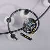 Lámparas Leuchten Direkt LOKI Plafones LED Negro, 6 luces