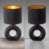 Lámparas Leuchten Direkt CARARA Lámparas de mesa LED Negro, 1 luz