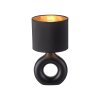 Lámparas Leuchten Direkt CARARA Lámparas de mesa LED Negro, 1 luz