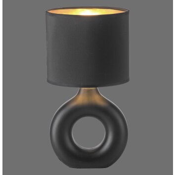 Lámparas Leuchten Direkt CARARA Lámparas de mesa LED Negro, 1 luz