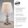 Lámparas Leuchten Direkt SIENA Lámparas de mesa LED Bronce, 1 luz