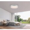 Lámparas Leuchten Direkt OSKO Plafones LED Blanca, 1 luz, Mando a distancia