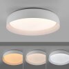 Lámparas Leuchten Direkt OSKO Plafones LED Blanca, 1 luz, Mando a distancia