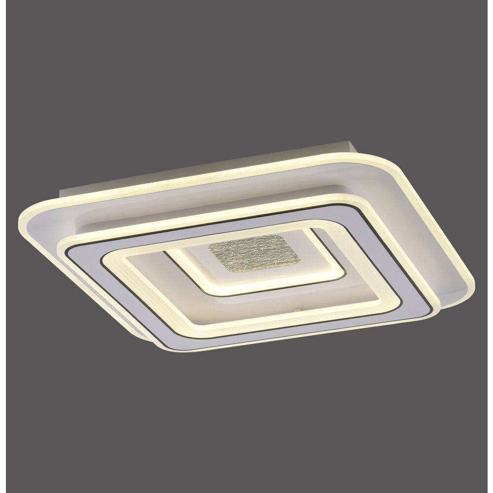 Lámparas Leuchten Direkt TOLAGO Plafones LED Blanca, 1 luz, Mando a distancia main product photo