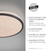 Lámparas Leuchten Direkt KYLE Plafones LED Negro, 1 luz
