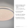 Lámparas Leuchten Direkt KYLE Plafones LED Plata, 1 luz