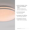 Lámparas Leuchten Direkt KYLE Plafones LED Plata, 1 luz