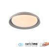 Lámparas Leuchten Direkt SATI Plafones LED Gris, 1 luz
