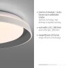 Lámparas Leuchten Direkt SATI Plafones LED Gris, 1 luz