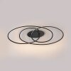 Lámparas Leuchten Direkt LUMACA Plafones LED Negro, 1 luz