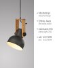 Lámparas Leuchten Direkt 2.0 Lámparas colgantes LED Marrón, Negro, 1 luz