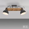 Lámparas Leuchten Direkt 2.0 Plafones LED Marrón, Negro, 2 luces