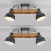 Lámparas Leuchten Direkt 2.0 Plafones LED Marrón, Negro, 2 luces
