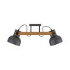 Lámparas Leuchten Direkt 2.0 Plafones LED Marrón, Negro, 2 luces