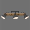 Lámparas Leuchten Direkt 2.0 Plafones LED Marrón, Negro, 3 luces