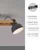 Lámparas Leuchten Direkt 2.0 Plafones LED Marrón, Negro, 3 luces