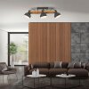 Lámparas Leuchten Direkt 2.0 Plafones LED Marrón, Negro, 3 luces