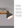 Lámparas Leuchten Direkt 2.0 Plafones LED Marrón, Negro, 3 luces