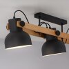 Lámparas Leuchten Direkt 2.0 Plafones LED Marrón, Negro, 3 luces