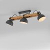 Lámparas Leuchten Direkt 2.0 Plafones LED Marrón, Negro, 3 luces