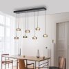 Lámparas Paul Neuhaus Rika Lámparas colgantes LED Negro, 7 luces