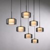 Lámparas Paul Neuhaus Rika Lámparas colgantes LED Negro, 7 luces