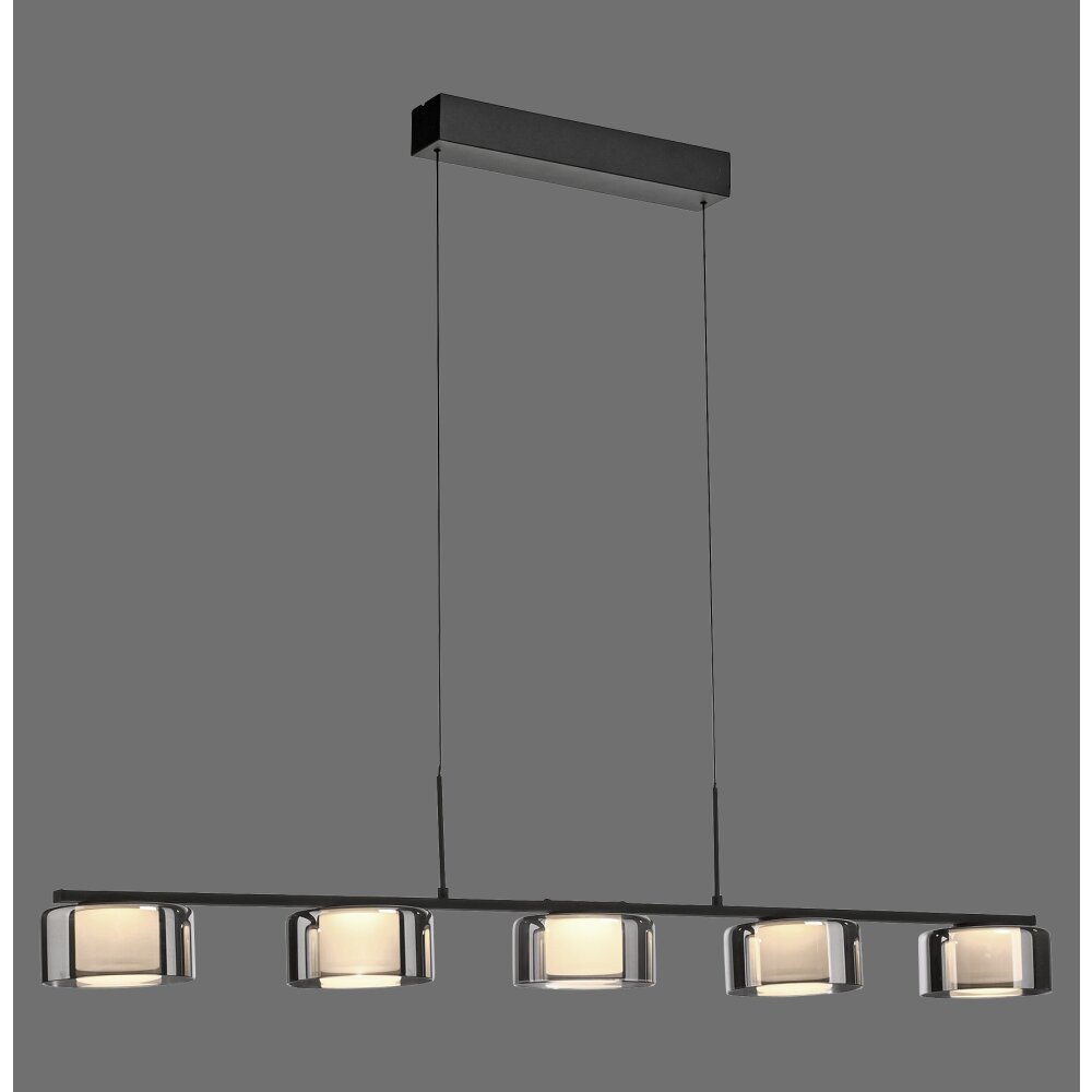 Lámparas Paul Neuhaus Rika Lámparas colgantes LED Negro, 5 luces main product photo