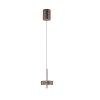 Paul Neuhaus Q-Serie Q-Rotate Lámparas colgantes LED Marrón, 1 luz, Mando a distancia