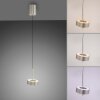 Lámparas Paul Neuhaus Q-Rotate Lámparas colgantes LED Plata, 1 luz, Mando a distancia
