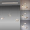 Lámparas Paul Neuhaus Q-Rotate Lámparas colgantes LED Plata, 3 luces, Mando a distancia