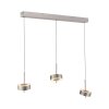 Lámparas Paul Neuhaus Q-Rotate Lámparas colgantes LED Plata, 3 luces, Mando a distancia