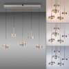 Lámparas Paul Neuhaus Q-Rotate Lámparas colgantes LED Plata, 5 luces