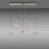 Lámparas Paul Neuhaus Q-Rotate Lámparas colgantes LED Plata, 5 luces