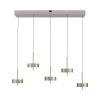 Lámparas Paul Neuhaus Q-Rotate Lámparas colgantes LED Plata, 5 luces
