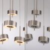 Paul Neuhaus Q-Serie Q-Rotate Lámparas colgantes LED Plata, 5 luces