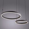 Lámparas Paul Neuhaus Esko Lámparas colgantes LED Negro, 2 luces, Mando a distancia