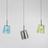 Lámparas Paul Neuhaus Zula Lámparas colgantes LED Marrón, 3 luces