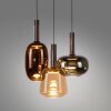 Lámparas Paul Neuhaus Irides Lámparas colgantes LED Marrón, 3 luces
