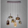 Lámparas Paul Neuhaus Irides Lámparas colgantes LED Marrón, 6 luces