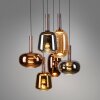 Lámparas Paul Neuhaus Irides Lámparas colgantes LED Marrón, 6 luces